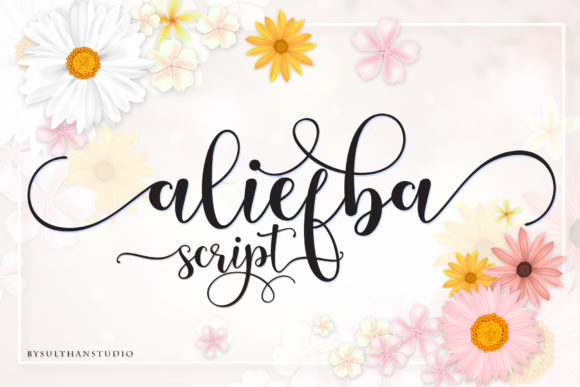 Aliefba: A Modern Handwritten Font for Elegant Branding