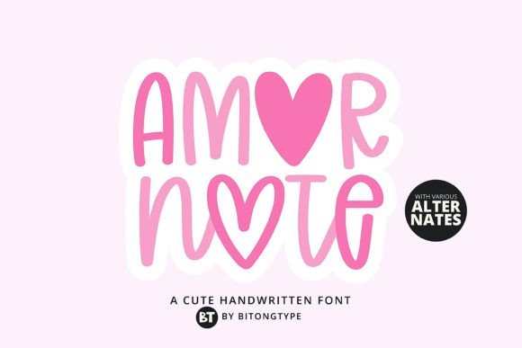 Amor Note: The Handwritten Font That Feels Like a Friend