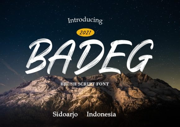 Badeg: The Handwritten Font That Feels Like a Conversation