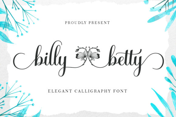 Billy Betty: The Calligraphy Font with a Heartfelt Touch