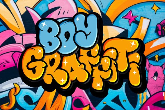 Boy Graffiti: The Urban Font That Makes a Statement