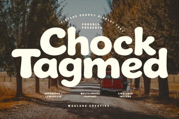 Chock Tagmed: The Retro Display Font for Playful, Nostalgic Branding