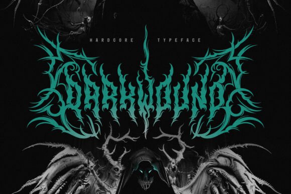 Darkwound Typeface: A Brutal Edge for Bold Branding