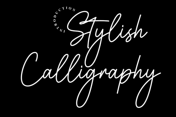Elegant Script for Modern Projects: Stylish Calligraphy