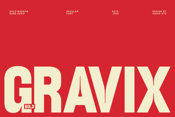 Gravix: A Modern Typeface for Maximum Visual Impact