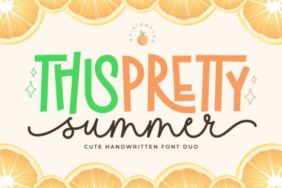 Infuse Your Projects with Playful Charm: The Pretty Summer Font Duo