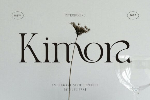 Kimora: Where Geometry Meets Liquid Elegance in Typography