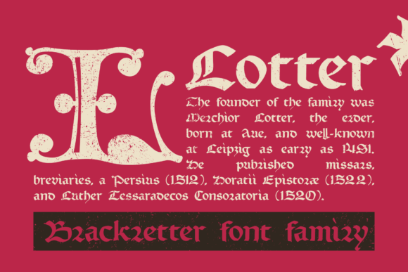 Lotter: A Blackletter Font with a Reformation Soul