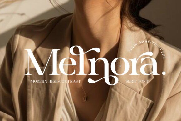 Melnora: A Serif Font for Elegant, High-End Branding
