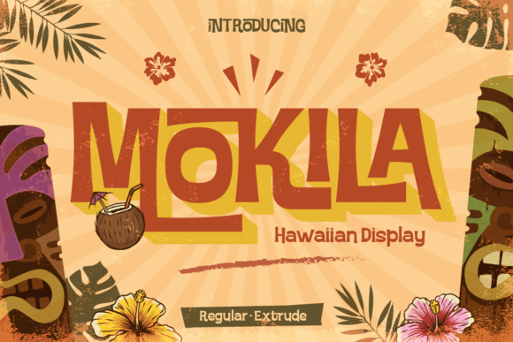 Mokila: The Vibrant Hawaiian Typeface for Modern Designs