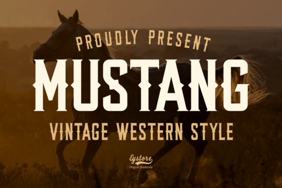 Mustang: The Bold Western Typeface for Authentic Branding