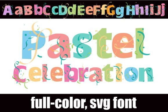 Pastel Celebrations: A Font That Feels Like a Party