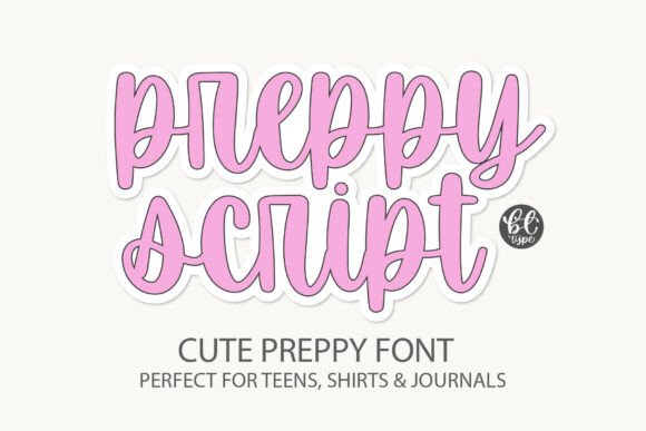 Preppyscript: A Fresh Take on Handwritten Charm