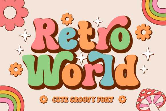 Retro World: The Groovy Serif Font for Modern Vintage Designs