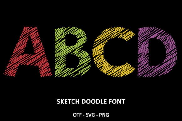 Sketch Doodles: A Playful Font for Creative Projects