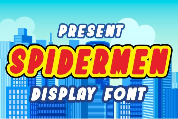 Spidermen: The Playful Display Font for Friendly Designs