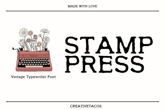 Why the Stamp Press Typeface Feels Like a Discovery, Not a Download